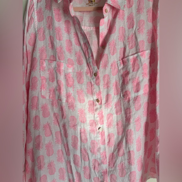 NWT Lilly Pulitzer Sea View Slice of Sunshine Button Down - Picture 6 of 13